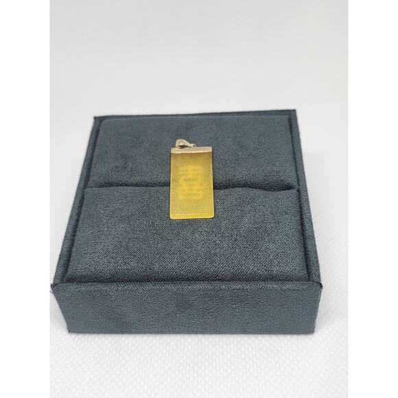 Vintage Honey Jade Yellow Happiness pendant - Picture 4 of 4